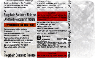 Pregeb M Od 75 Tablet 15